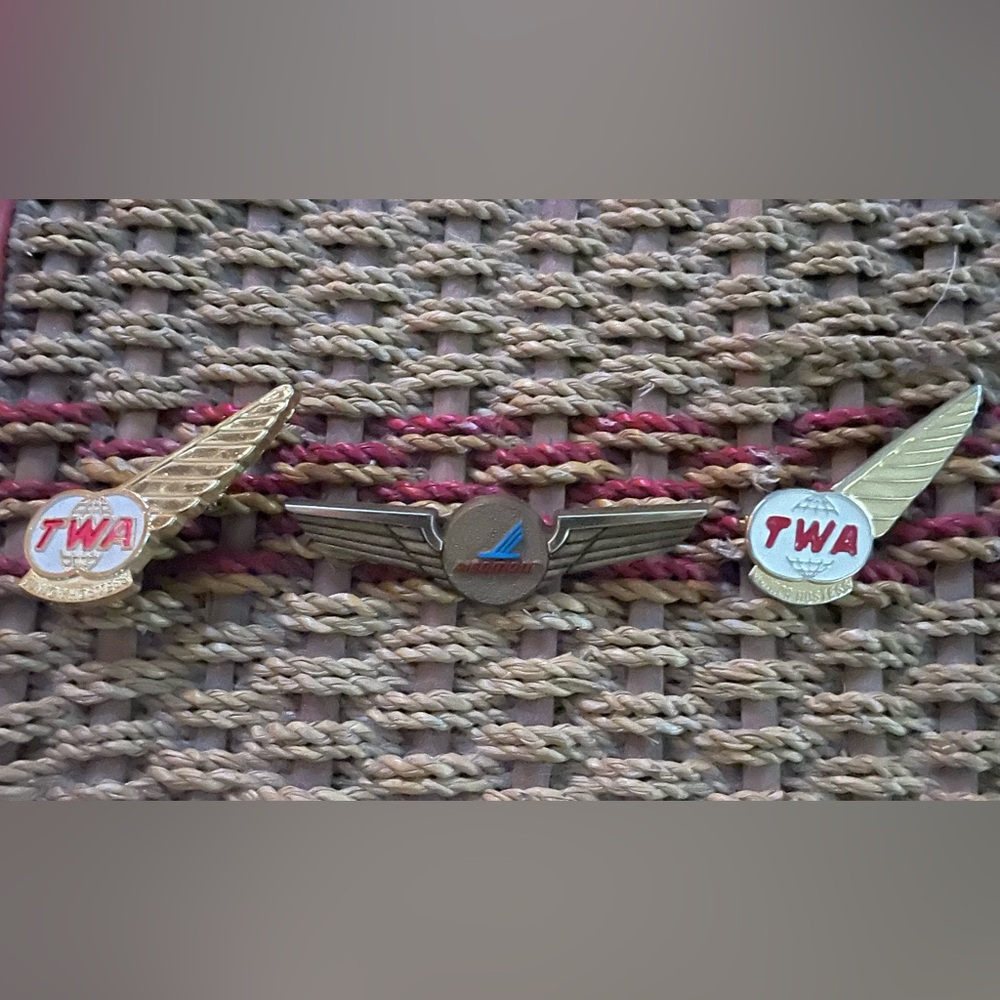 Vintage TWA /Piedmont Wings 1966- 1975